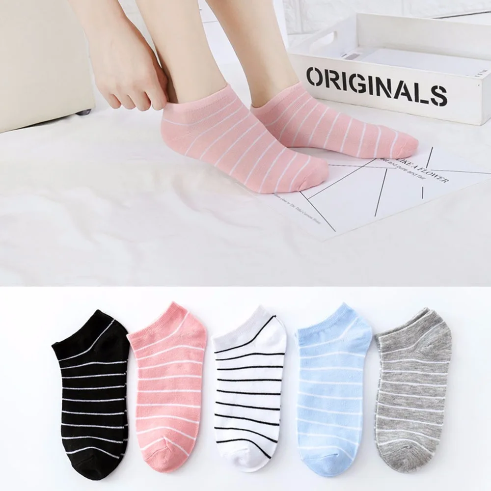 2021 Новый стиль для женщин Симпатичные в духе колледжа Носки полоску девочек