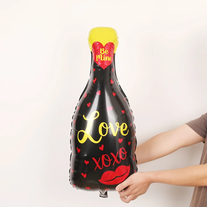 1 шт. воздушные шары из фольги в виде винной бутылки виски пивной чашки гелиевый
