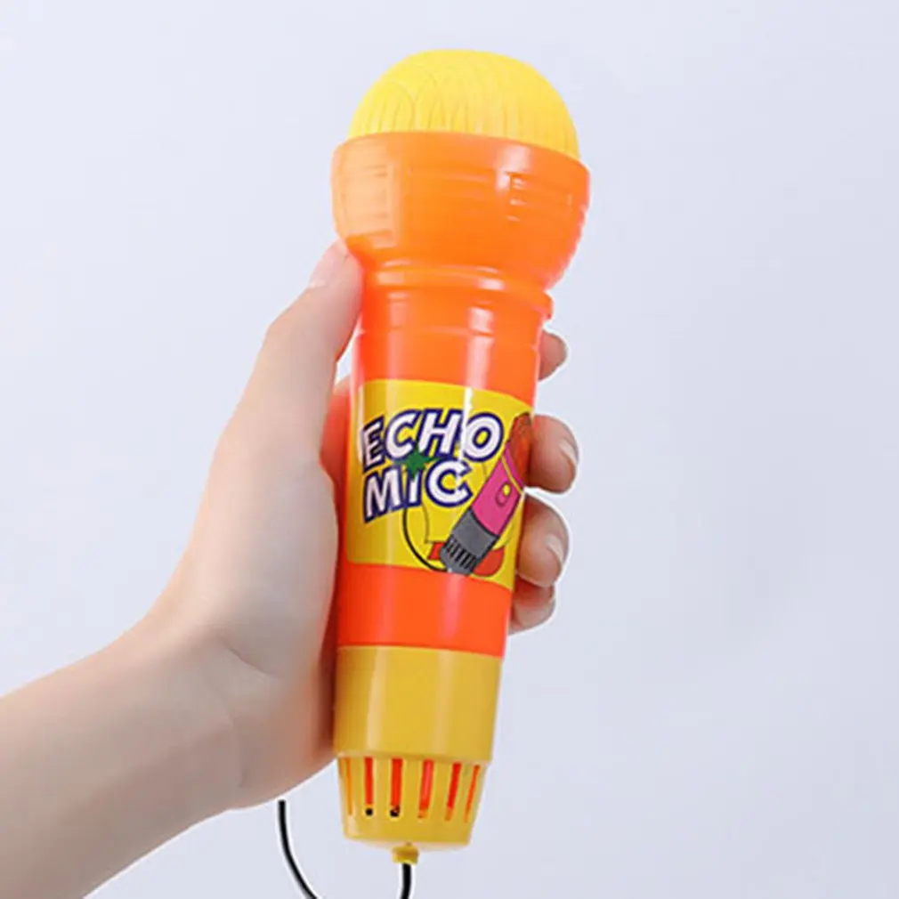 1pcs Large Echo Microphone Mic Voice Changer Toy Gift Birthday Present Kids Party Song learning Toys for Children Microphone Toy