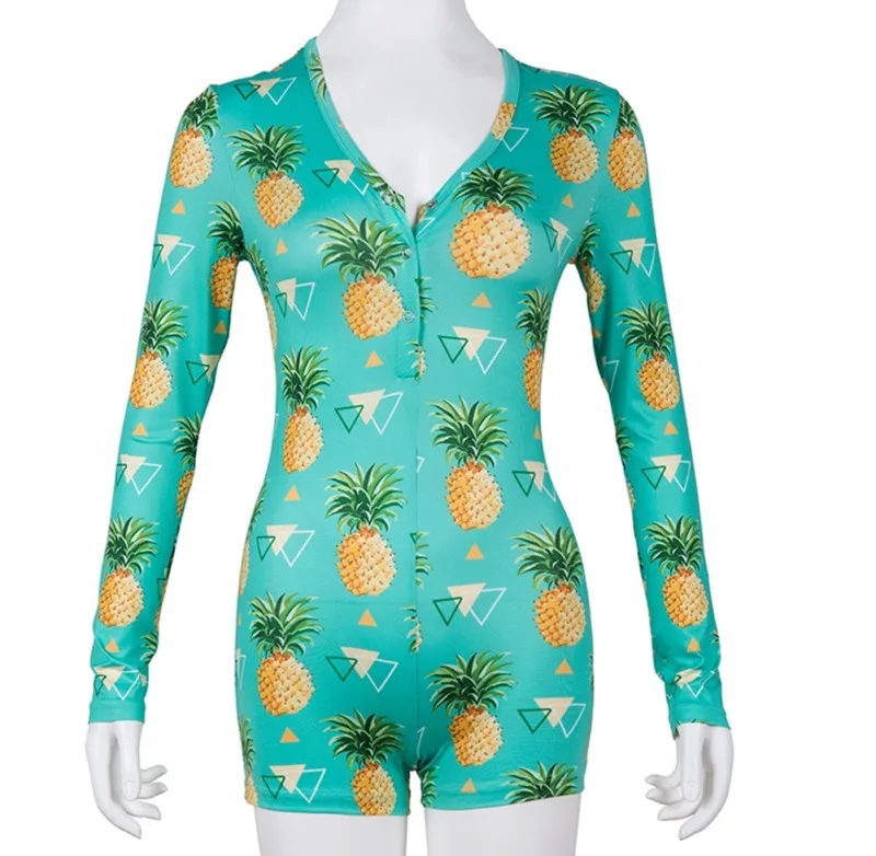 

Sexy Women Casual Romper Slim Fit Jumpsuit Summer Lady Playsuit Print Outfits