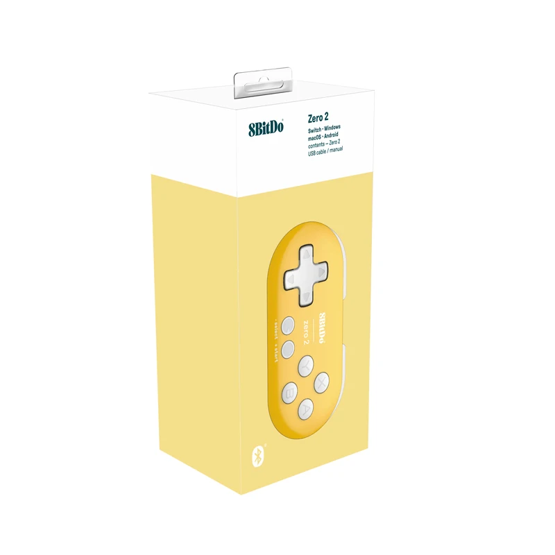 8bitdo Zero 2 Bluetooth Беспроводной геймпад Для Nintendo переключатель Raspberry PI паровой Win macOS