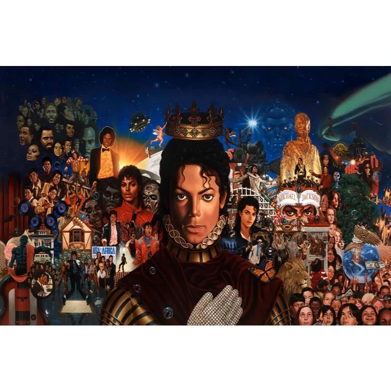 Майкл Джексон плакат Обычная сатиновая печати плакатов ткань постер на стену из