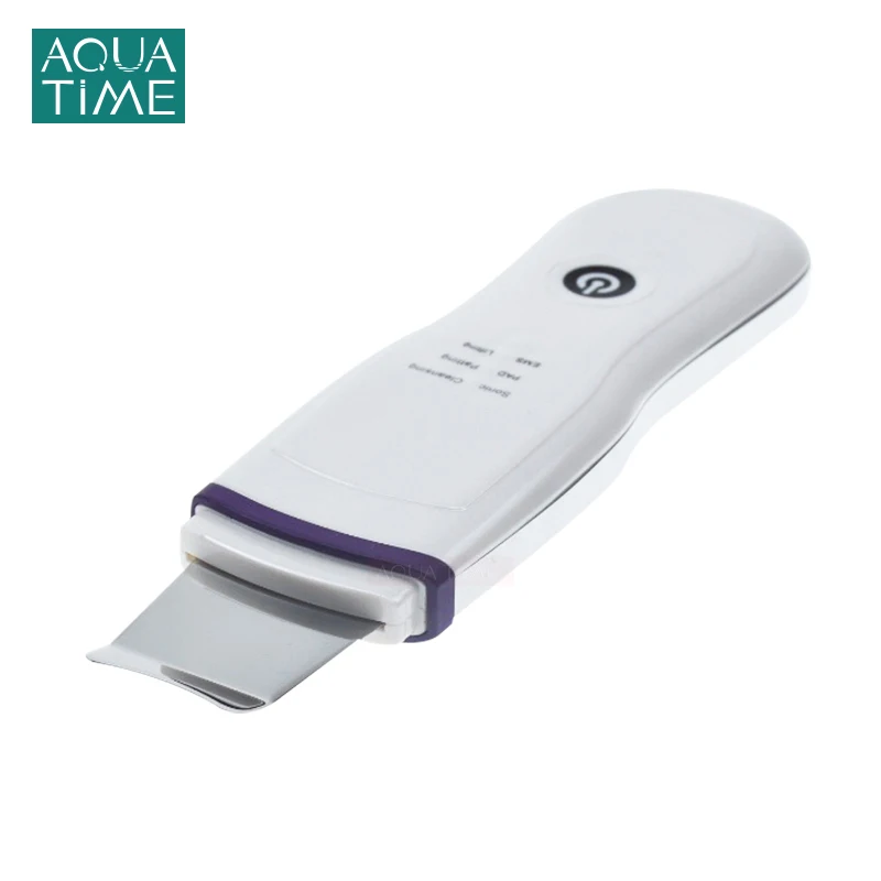 Скрабер ультразвуковой для кожи лица лопатка удаления акне устройство лифтинга