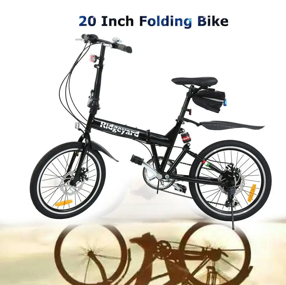 Yonntech унисекс складной городской велосипед 7 скорость переключатель пижам с