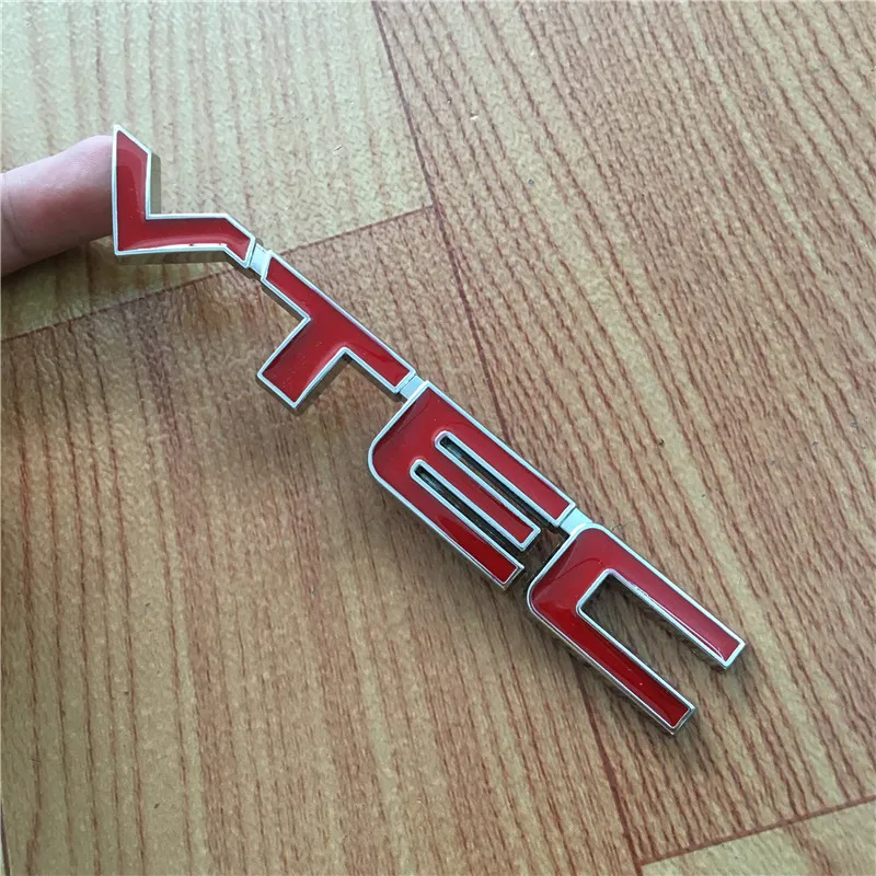 1X высококачественный металлический логотип VTEC Эмблема для кузова автомобиля