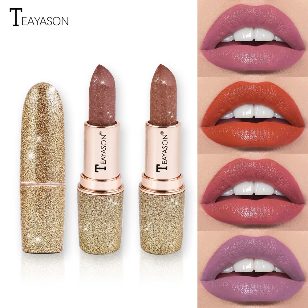 

High Quality Matte Mist Finish Lipstick Long Lasting No Fade Waterproof High Pigmented Non-stick Lipstick