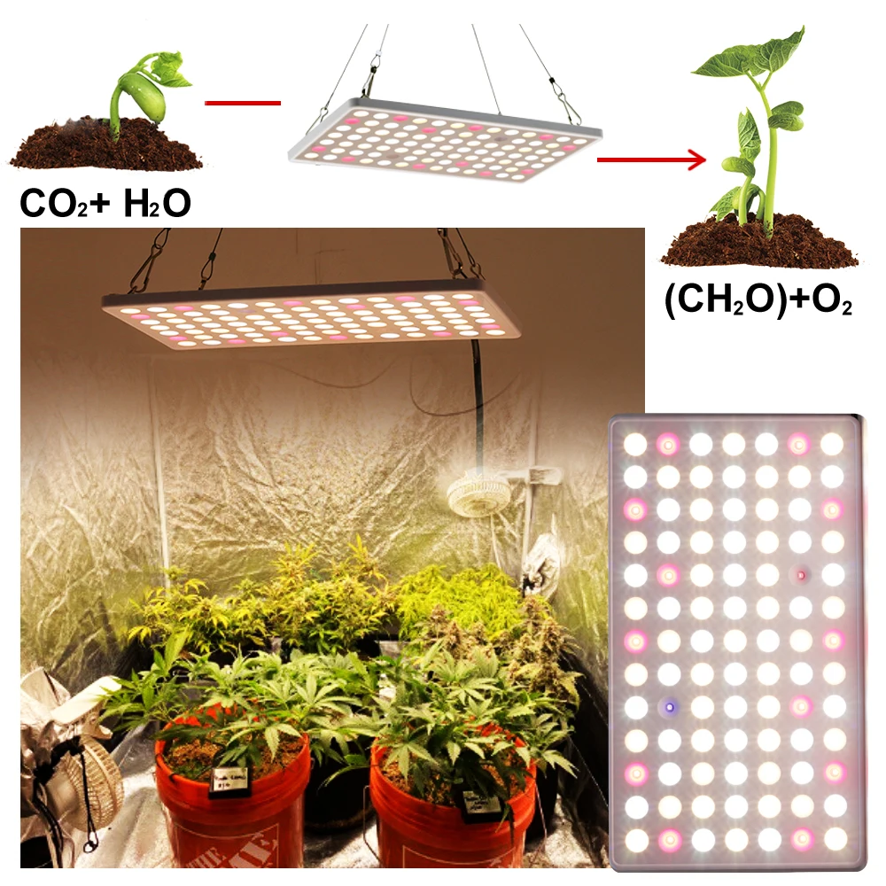 Светодиодная лампа полного спектра для выращивания растений Samsung LM281b 600 Вт | Лампы