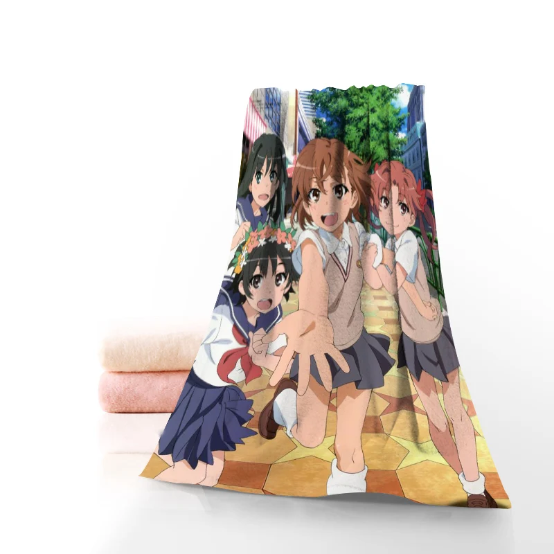 

To Aru Kagaku no Railgun Towels Microfiber Fabric Popular Face Towel/Bath Towel Size 35x75,70x140 Towels Bathroom For Adults
