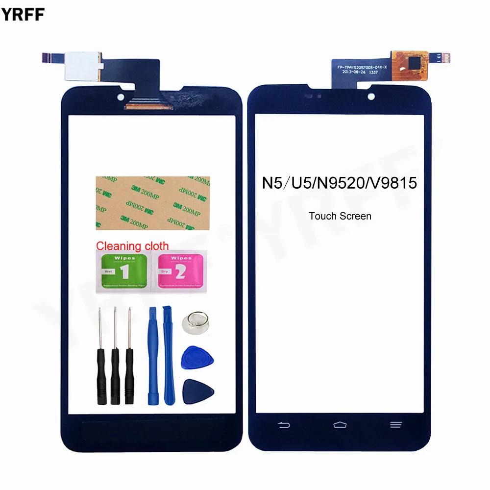 

Glass Touch Sensor Panel For ZTE Starxtrem SFR Grand Memo N5 U5 N9520 V9815 Touch Screen Digitizer Panel Repair Part