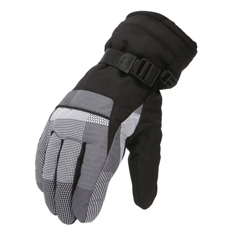 

Winter Mens Womens Waterproof Professional Snow Gloves Motorcycle Riding Ski Gloves Touch Screen Fleece Warm Snowboard Gloves
