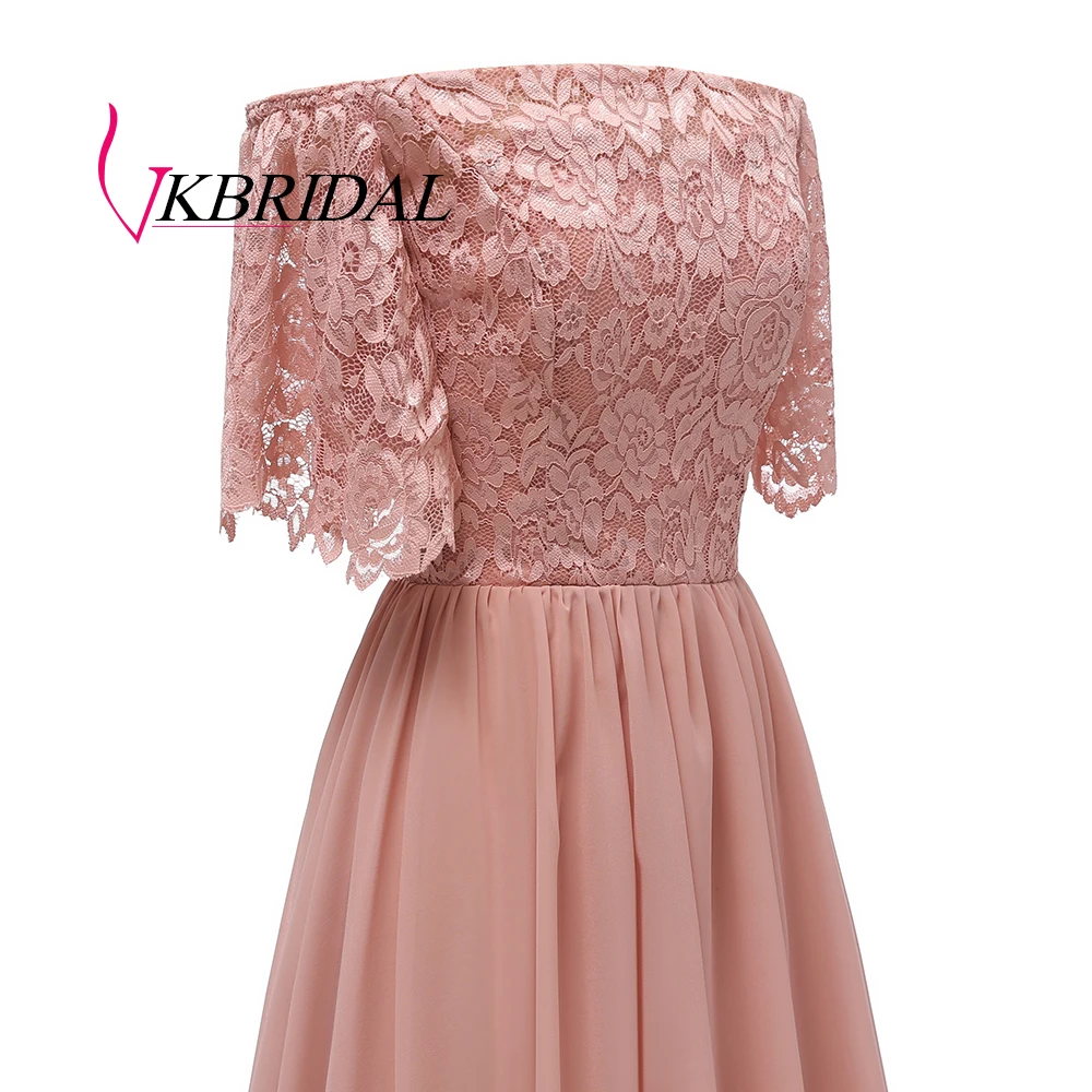 Vkbridal платье подружки невесты для свадебной вечеринки 2019 шифон Кружева vestidos de