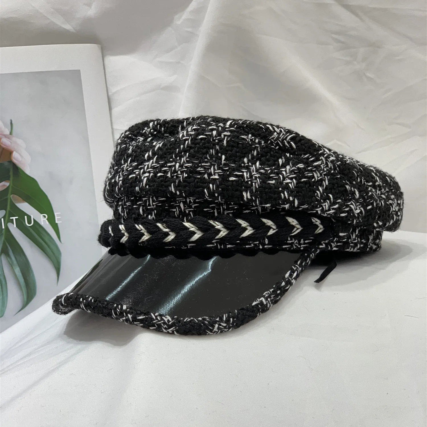 Детская шапка для женщин новинка 2019 берет с маленьким запахом модная большим