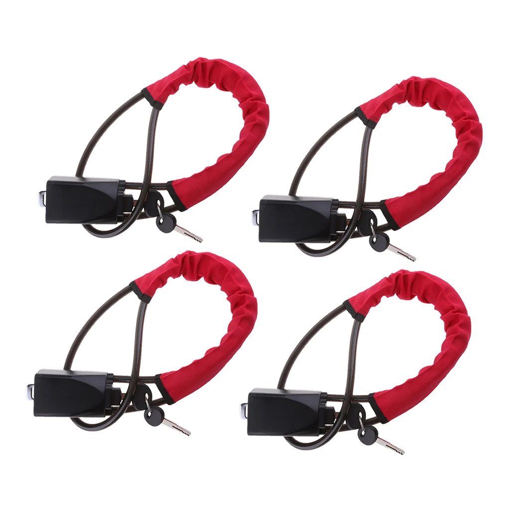 Универсальный Противоугонный стальной фиксатор для автомобиля ремень