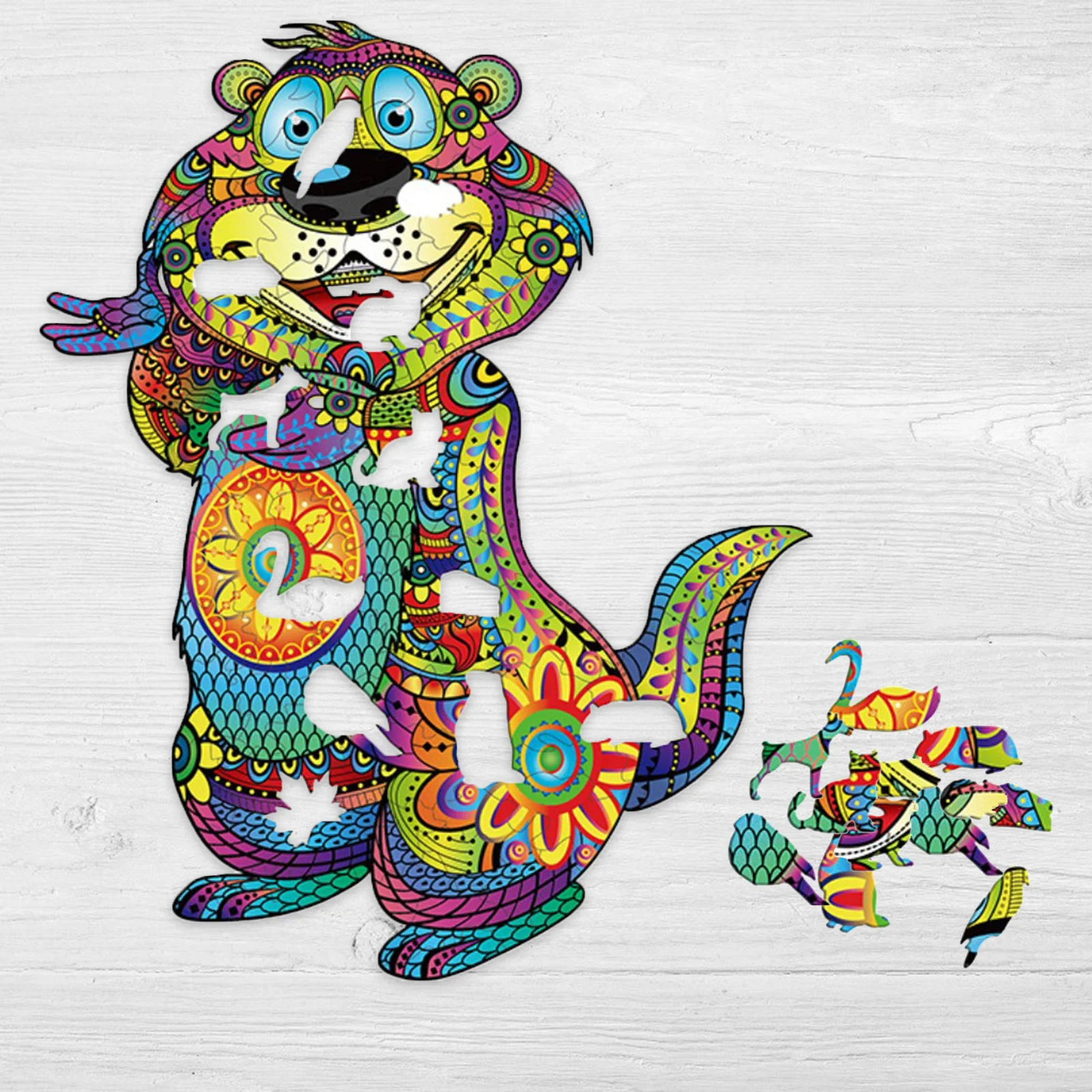 Головоломка Монтессори 3D игрушка долговечные Асимметричные строительные блоки