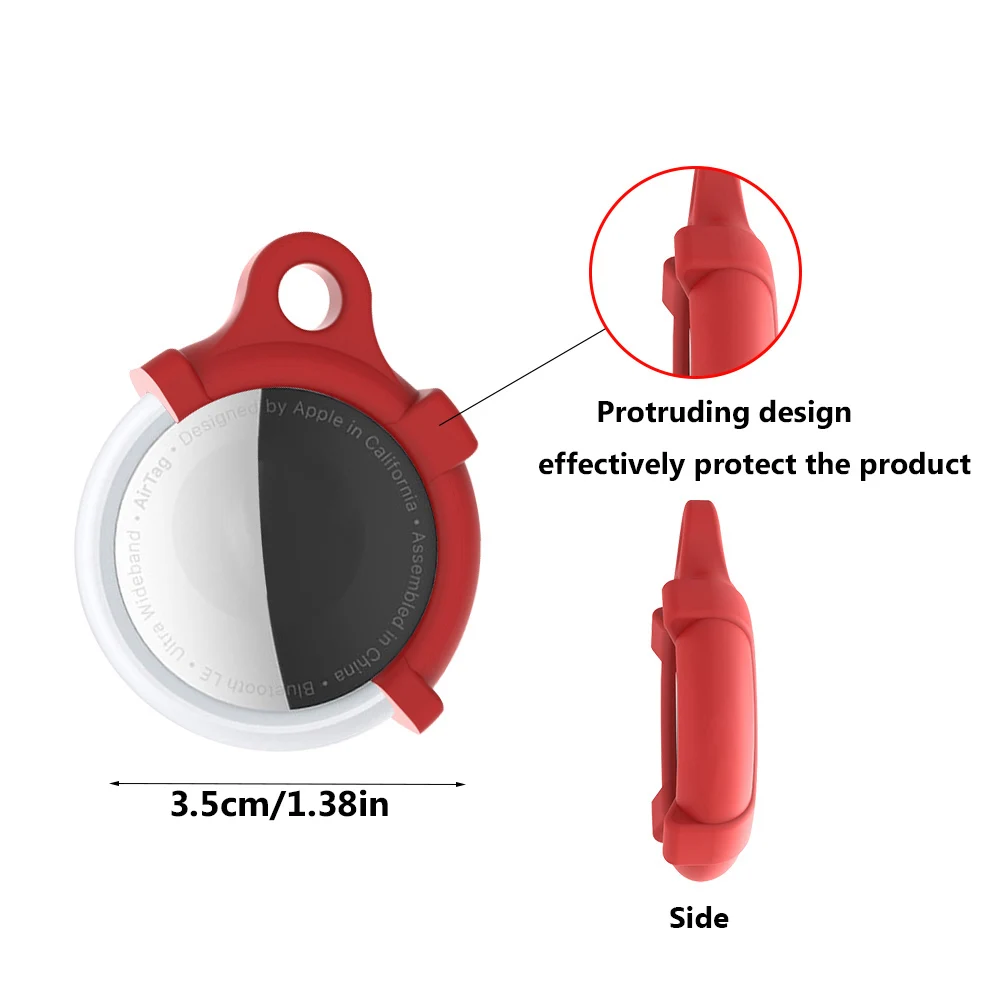 

Shockproof Protective Cover Shell Anti-lost Tracker Case for AirTags Tracker Bluetooth Tracker Accessorie Protective Sleeve Cove