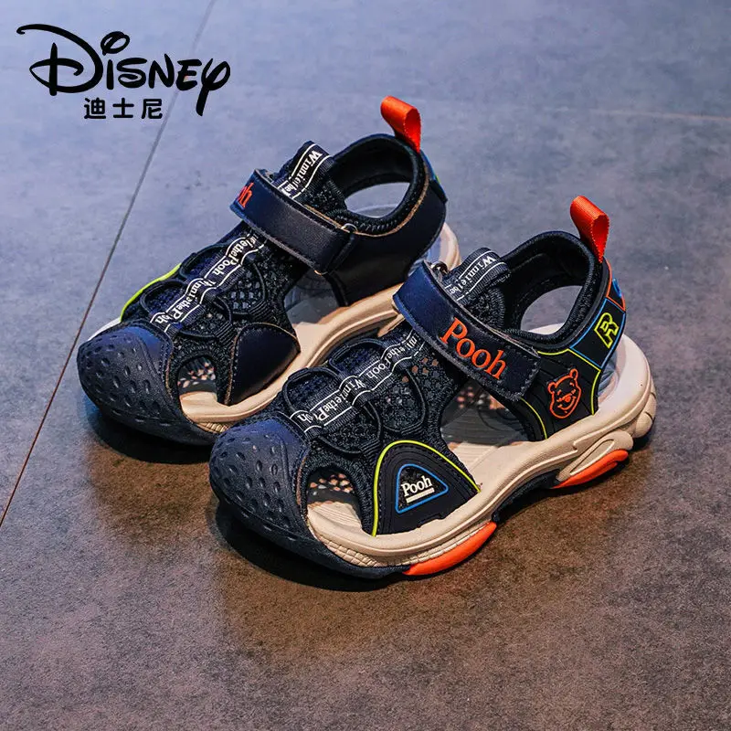 

Disney children's sandals in summer 2021 new non-slip soft bottom beach shoes for children, princess and girls