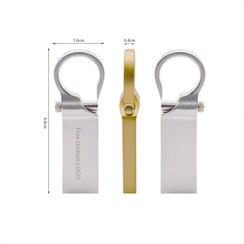 

50pcs/lot Metal USB Flash Drive Usb2.0 Pen Drive32gb Pendrive 16gb 8gb 4g Usb2.0 Stick Gift Flash Drive Customized Logo for Gift