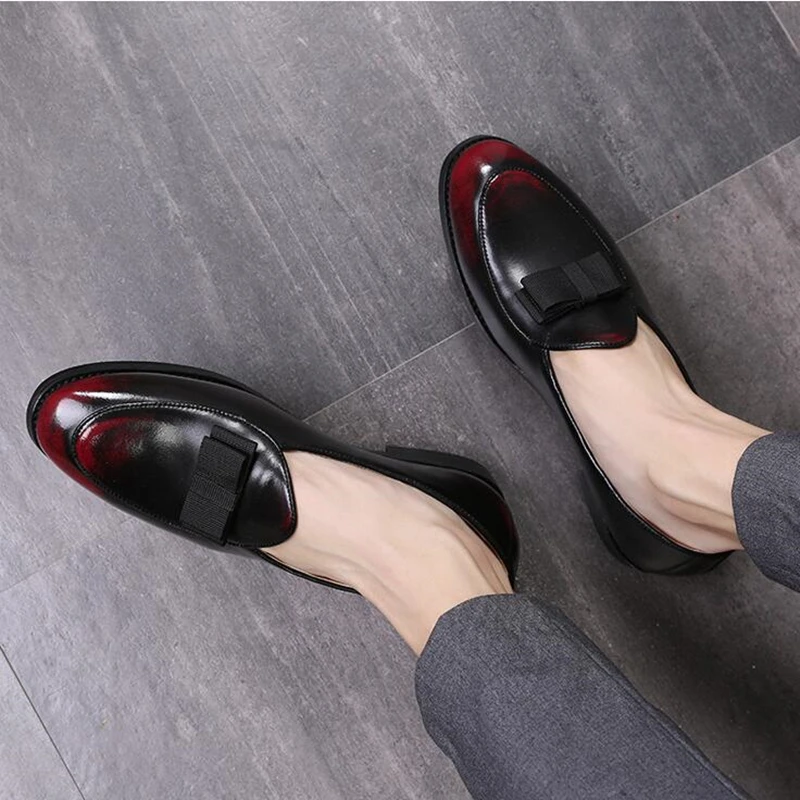 

Классические мужские туфли с бантом в британском стиле