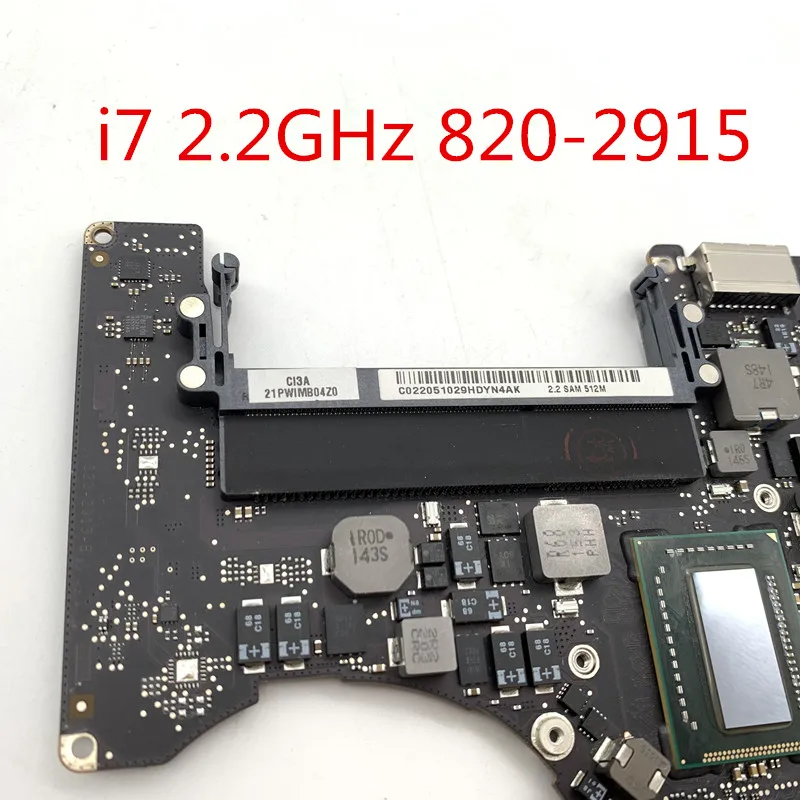 Материнская плата i7 2 ГГц 820 2915 A для Macbook Pro 15 дюймов A1286 2011 MD318LL/A MC723LL/A|Зарядные