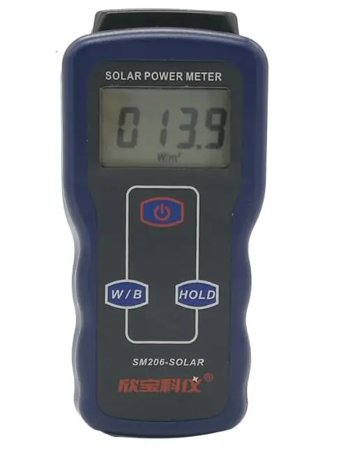 SM206 солнечного излучения тестер Видимый светильник интенсивности питания