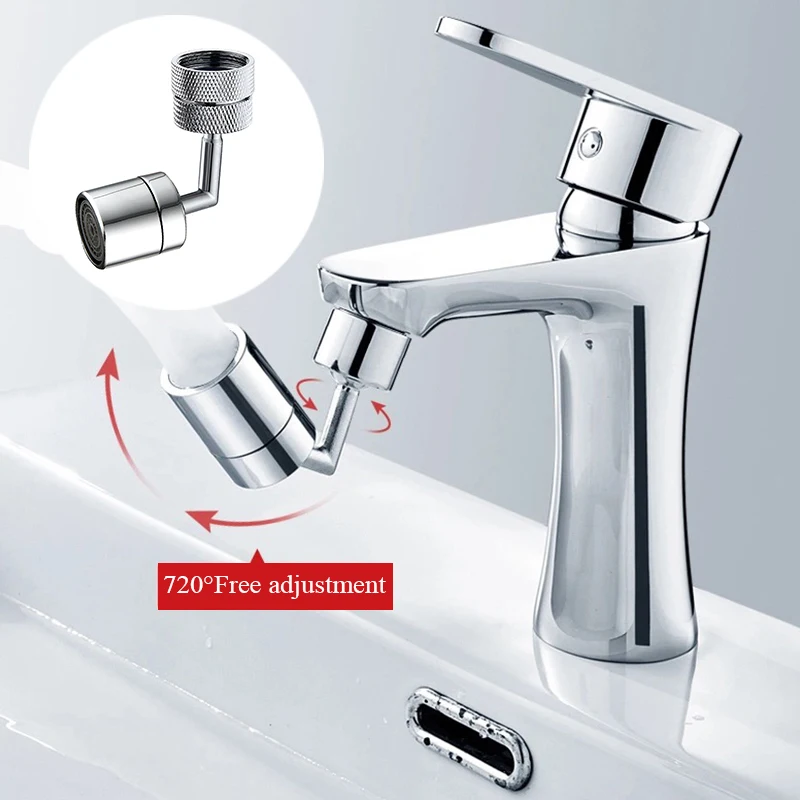 

1pc Universal Splash Faucet Spray Head 720 Degree Rotating Tap Filter Water Bubbler Faucet Aerator Kitchen Faucet Nozzle