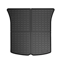 for tesla model y 2021 tpe cargo liner new design cover non slip car back storage tray pad trunk mat waterproof cushion carpet