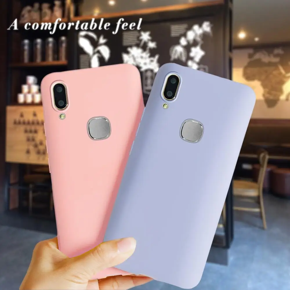 Силиконовый чехол для Vivo V9 молодежный Мягкий противоударный 1726 1727 VivoV9 1723