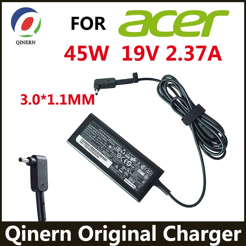 19V 2.37A 45W 3 0*1 1 MM адаптер для ноутбука зарядное устройство Acer Aspire S7 391 V3-371 Switch12 PA-1450-26