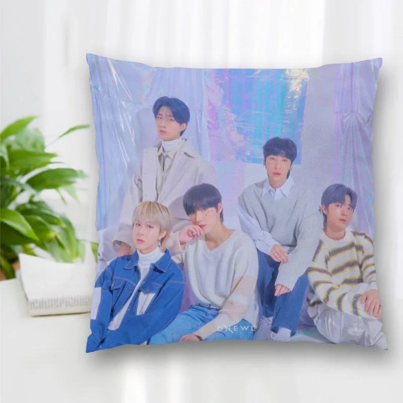 

Горячая Распродажа Custom декоративная наволочка KPOP ONEWE квадратная Наволочка на молнии лучший хороший подарок 20x20 см 35x35 см 40x40 см