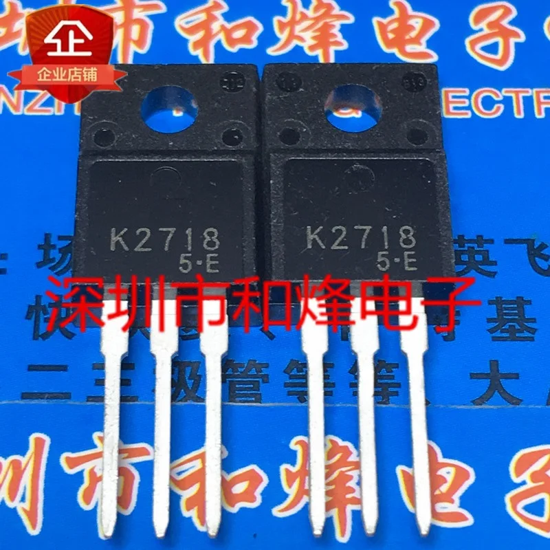 

6pcs/lot 2SK2718 K2718 TO-220F 900V 2.5A In Stock