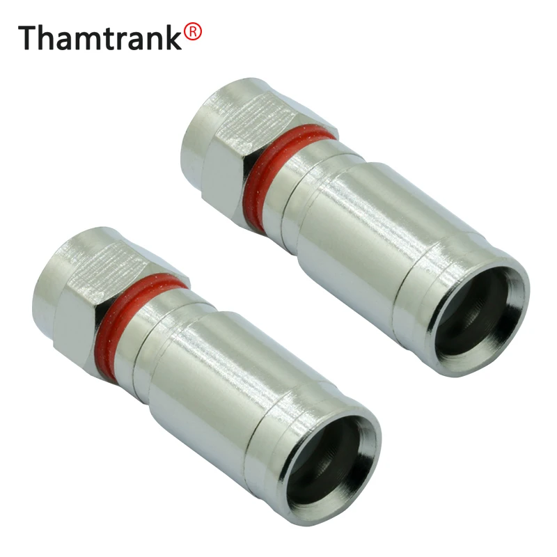 Коннектор с защитой от непогоды RG6 F компрессионный Соединитель разъемом для