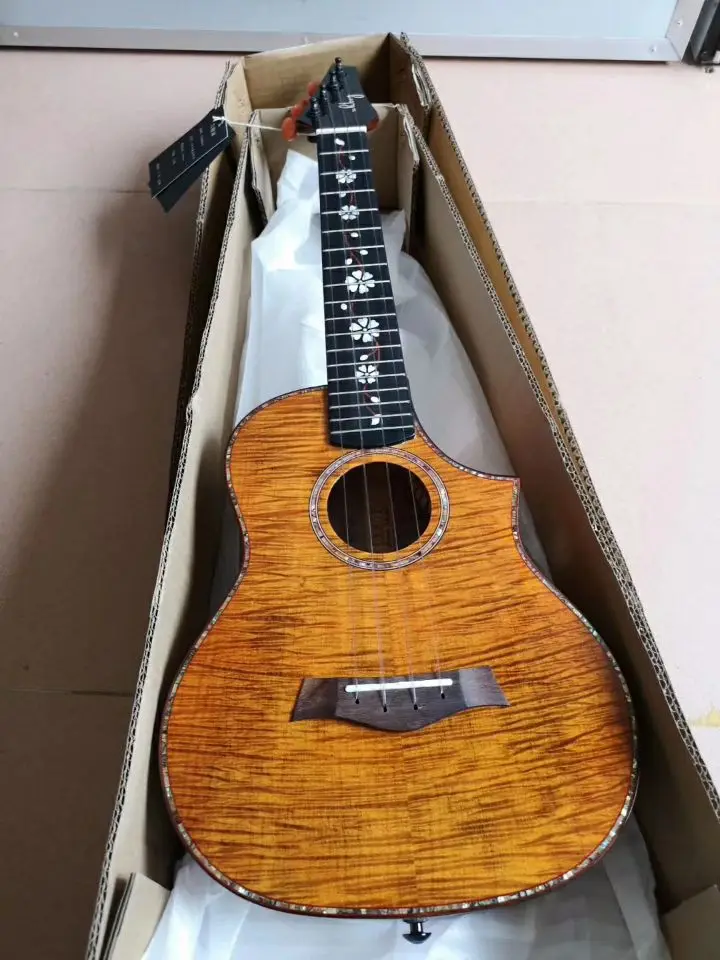 Укулеле из американского тигрового клена 23/26 дюймов|Детали и аксессуары для