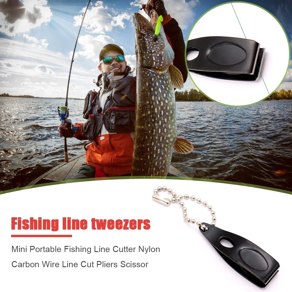 Mini Portable Fishing Fast Line Cutter Nylon Carbon Wire Lines Cut Pliers Remover Scissors Lure Hook over Scissor | Спорт и
