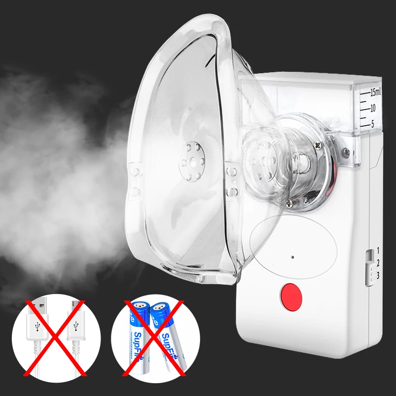 

Kids Adult Household Mesh Nebulizer Handheld Medical Silent Ultrasonic Nebulizer Rechargeable Inhaler Nebulizer Asthma Inhaler