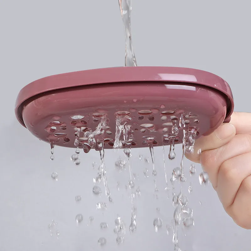 Мультяшная Водонепроницаемая Коробка для мыла с крышкой портативный дорожный