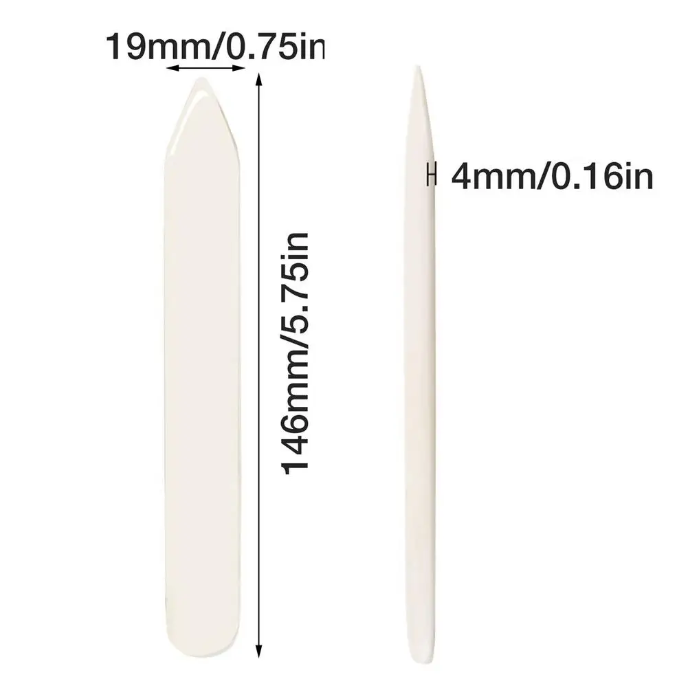 

1Pcs Portable Natural Bone Scoring Folder Tool Scoring Folding Creasing Paper Leather Crafts Trimmer For Handmade Leathercraft