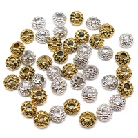 100pcs 6mm metal spacer beads metal vintage silver color beads accessoires jewelry findings components beads