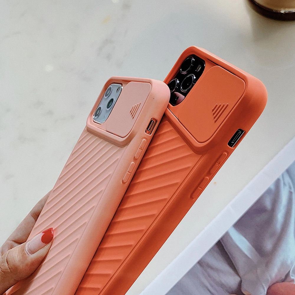 Однотонный защитный чехол для камеры iPhone 12 Mini 11 Pro Max XR X XS 7 8 Plus мягкая подушка