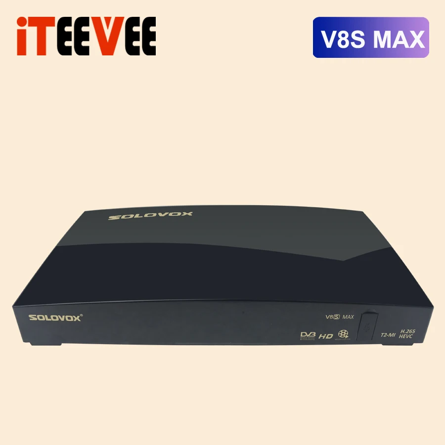 Спутниковый ТВ приемник SOLOVOX 2020 V8S MAX FHD ALI3521 с поддержкой USB WiFi YOUTUBE Xtream H265 STB декодер