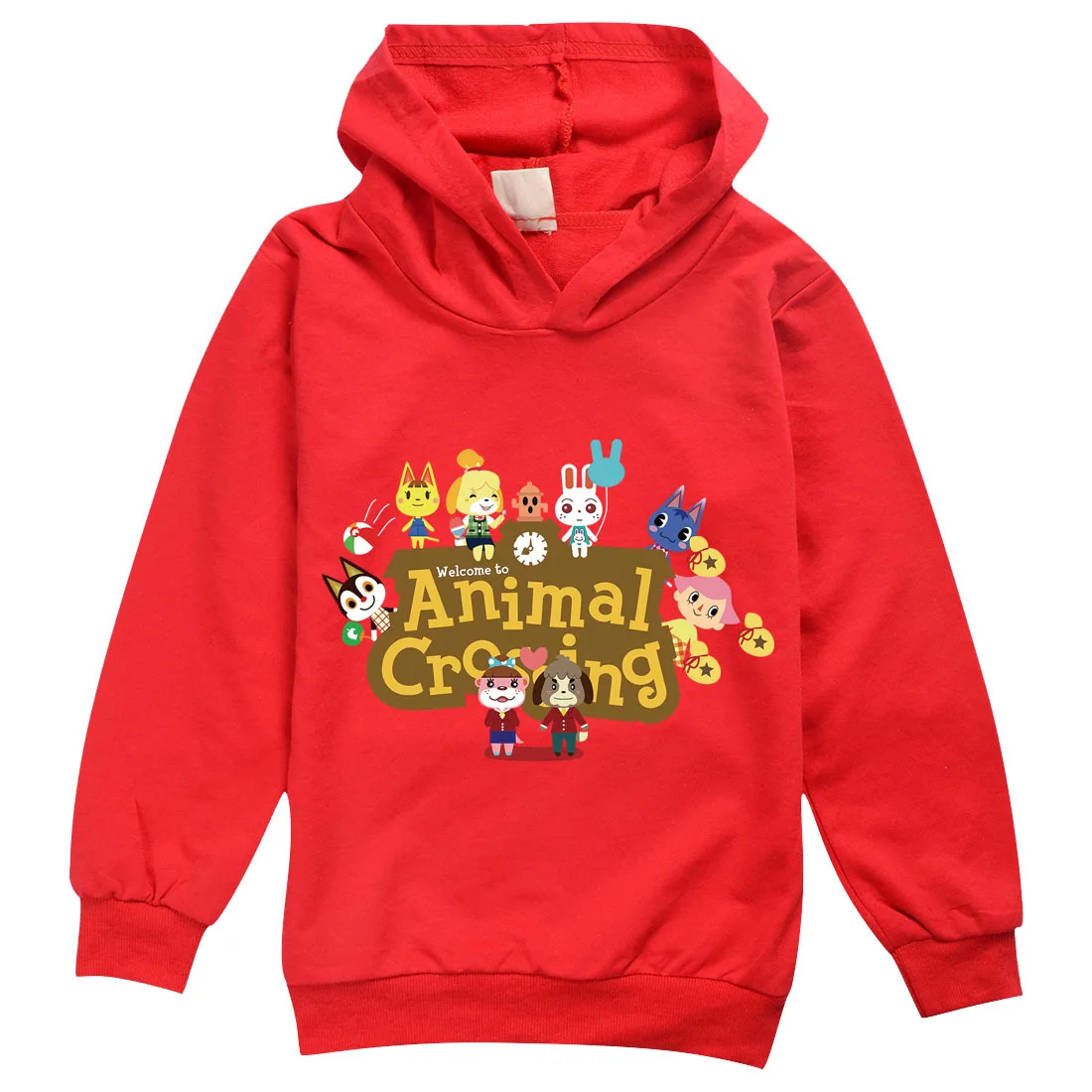 2022 Spring Autumn Children Clothes Animal Crossing Long Sleeve Hoodies Boy Girl Print Cartoon Fashion Sweatshirt Kids Clothing |
