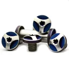 Сливовый винт из нержавеющей стали для изготовления ножей сделай сам, материал для рукоятки ножа, винт 20 размеров для прямого складного ножа, 2 штуки