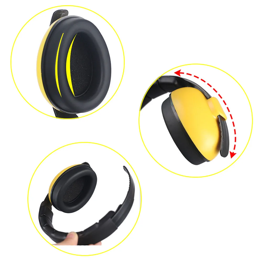 Детские наушники Защита слуха регулируемые шумоподавление защита ушей для детей