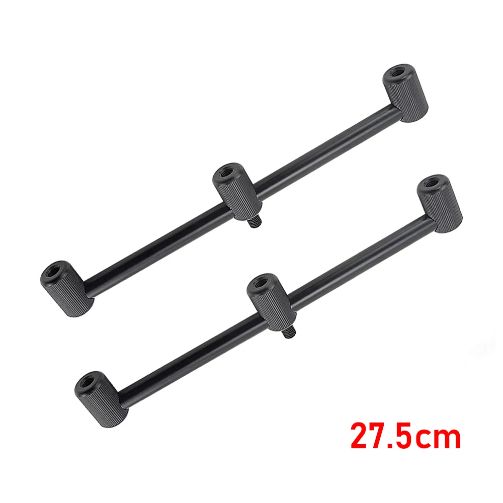 27.5cm Алюминиевые 2 шт. рыболовные банки для карпа, удочки, стручки, зуммер для 3 Удочек - Цвет: 27.5cm