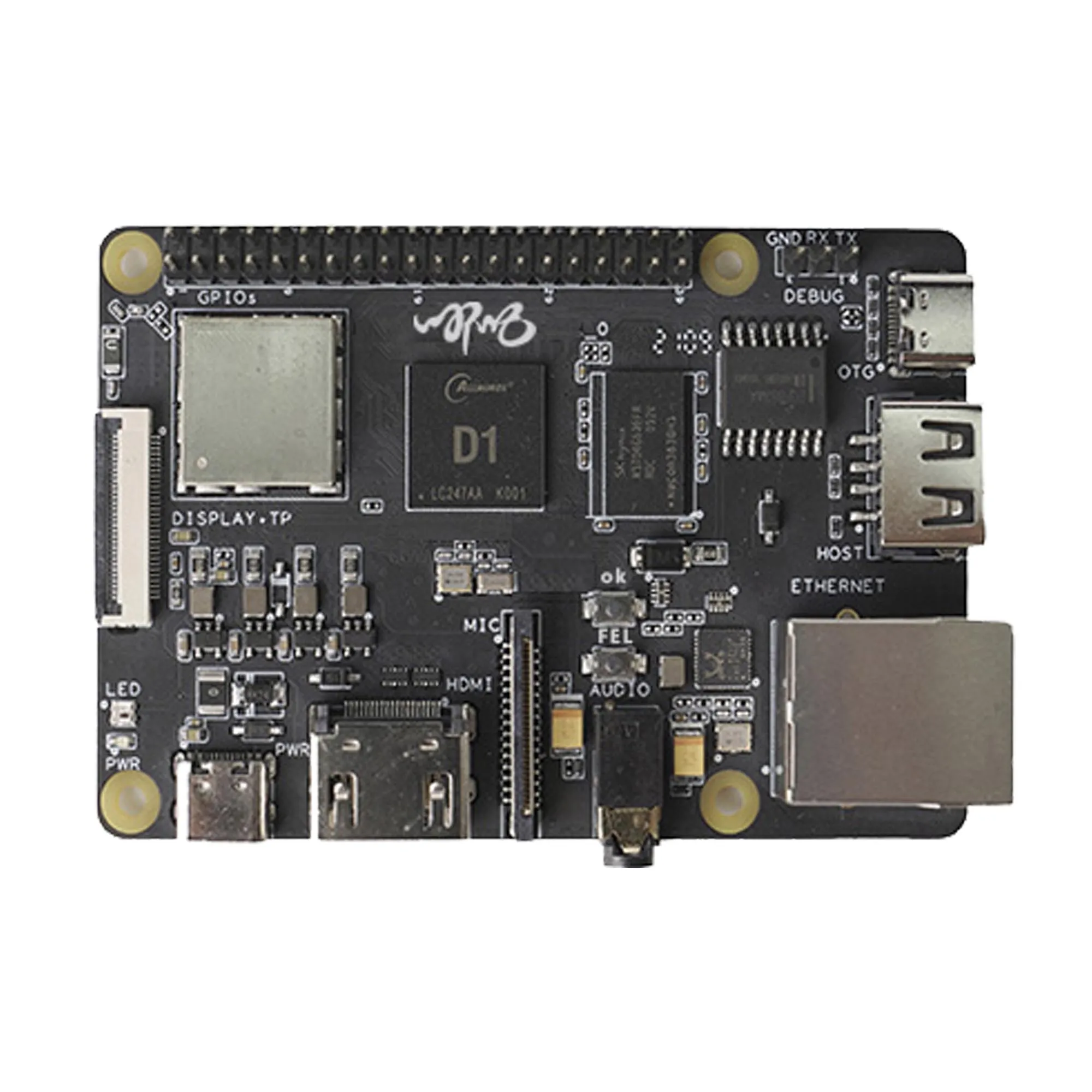 Allwinner D1 Nezha 64bit RISC-V Linux SBC Development board 1.0GHz with 1GByte DDR3 Support Tina/Debian system | Компьютеры и офис