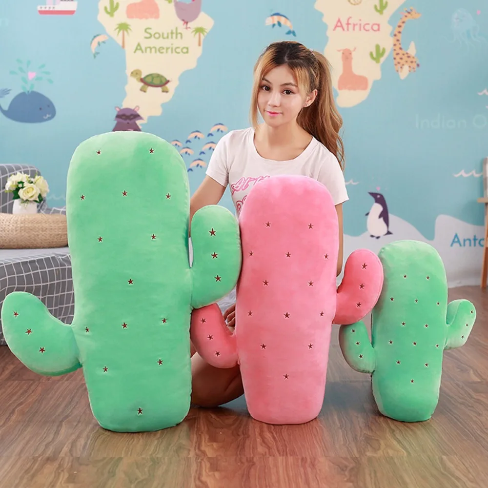 

1 pc 45cm Creative Plush Cactus Pillow Stuffed Cute Toy Doll Kids Baby Gift Sofa Pillow Cushion Simulation Lovely Home Decor