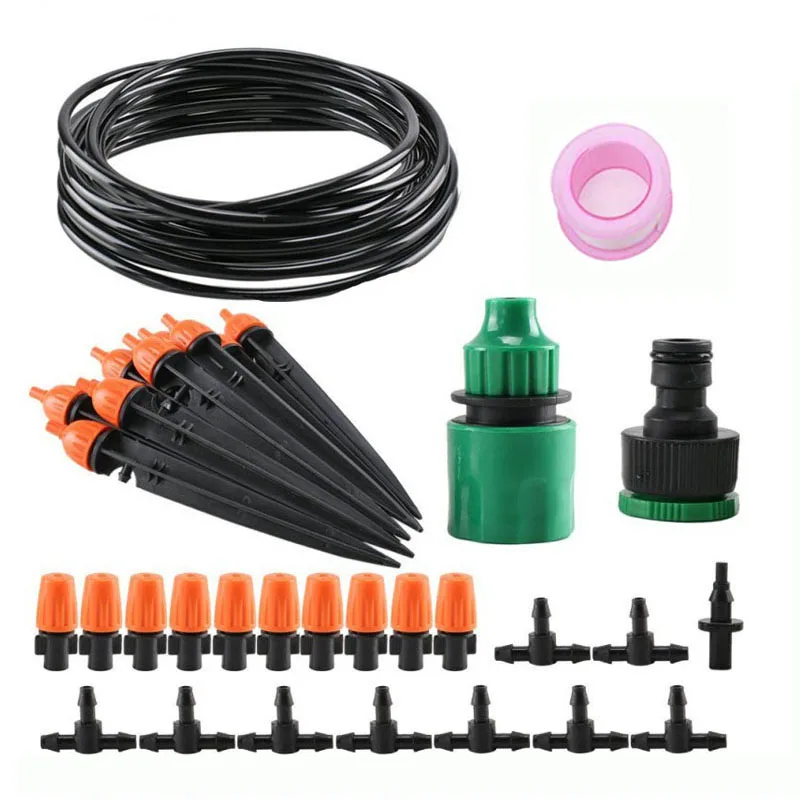 10 м система орошения сада Автоматическая капельная Микро спринклерная установка