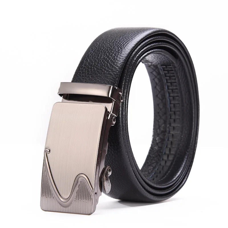 Мужской s ремень в деловом стиле дизайнерский кожаный мужской автоматические
