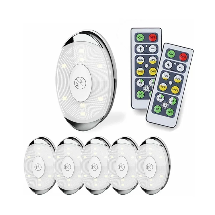 

Led Cabinet Light Adjustable Brightness Wake Up Table Lamp AAA Battery Night Light Remote Control Wardrobe Lamp for Bedroom