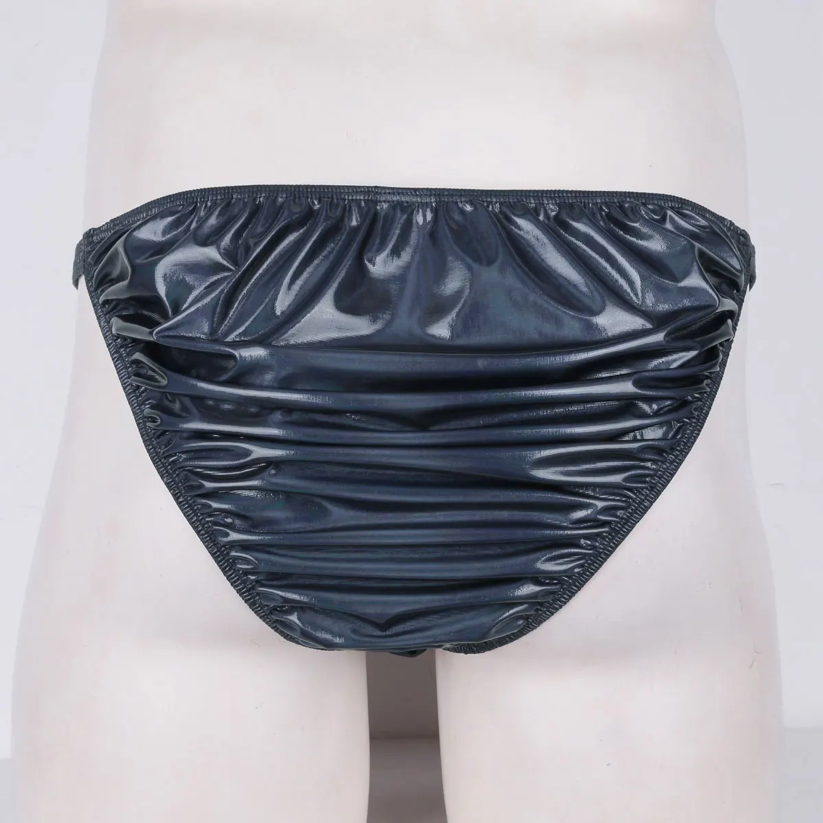 Мужские трусы-бикини темно-синего цвета сексуальное нижнее белье из