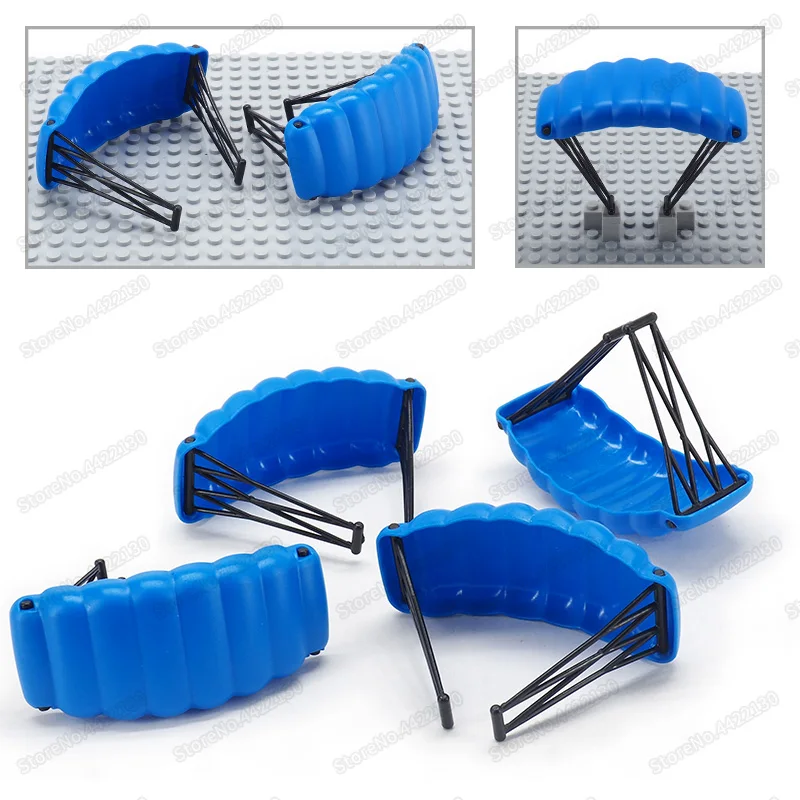 Военный парашютный строительный блок армейский солдат оборудование Moc WW2